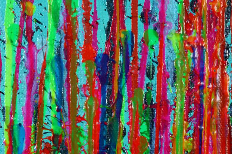 Original Abstract Expressionism Abstract Painting by Nestor Toro