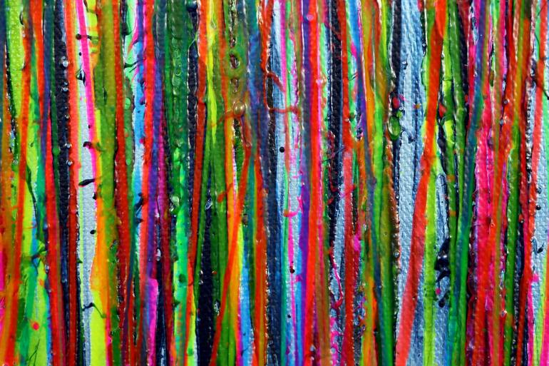 Original Abstract Expressionism Abstract Painting by Nestor Toro