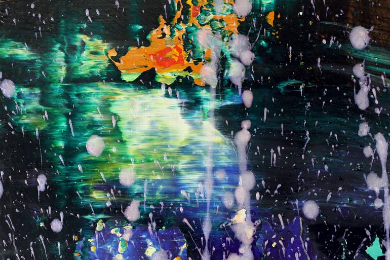 Original Abstract Expressionism Abstract Painting by Nestor Toro