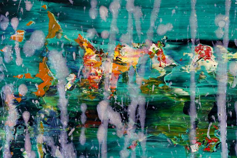 Original Abstract Expressionism Abstract Painting by Nestor Toro