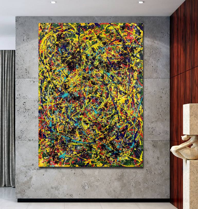 Original Abstract Painting by Nestor Toro