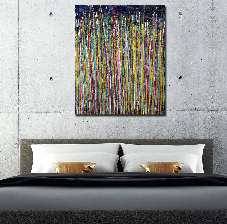 Original Abstract Painting by Nestor Toro