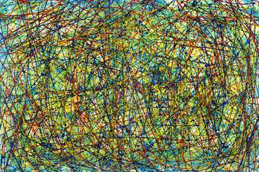 Original Abstract Expressionism Abstract Paintings by Nestor Toro