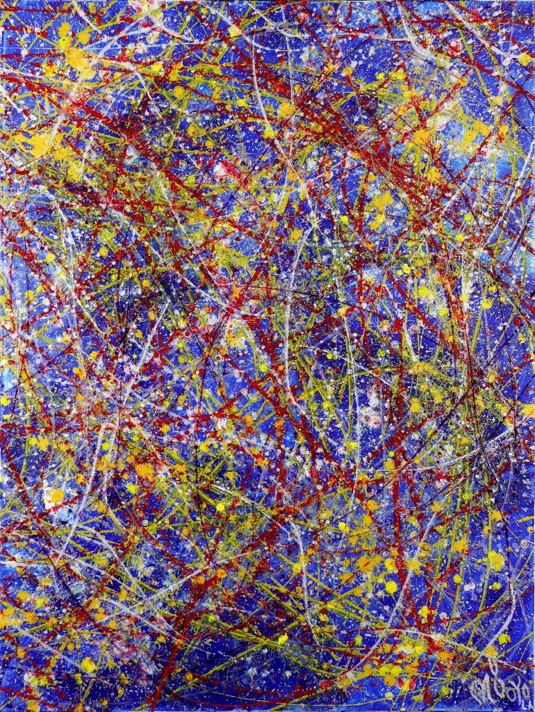 Original Abstract Painting by Nestor Toro