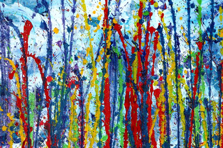 Original Abstract Expressionism Abstract Painting by Nestor Toro