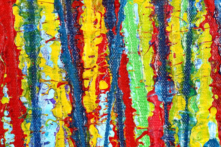 Original Abstract Expressionism Abstract Painting by Nestor Toro
