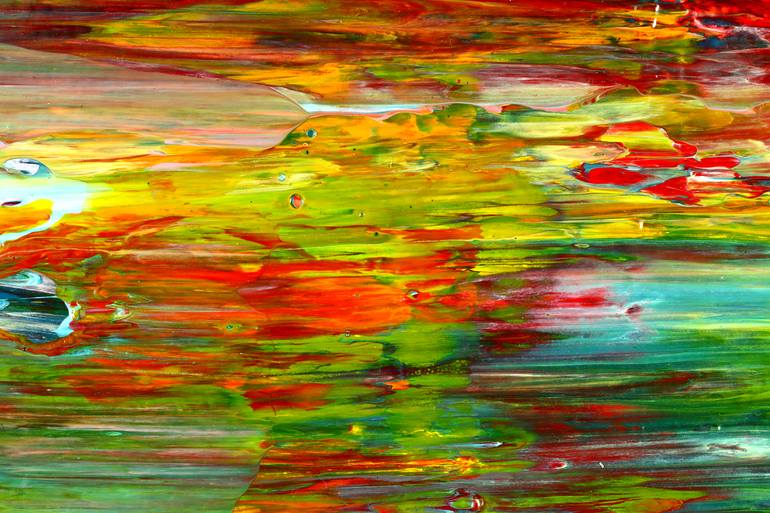 Original Abstract Expressionism Abstract Painting by Nestor Toro