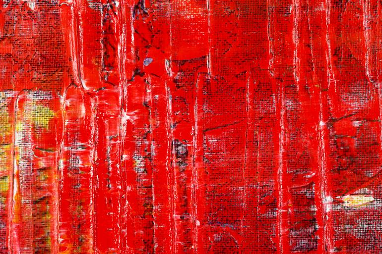 Original Abstract Geometric Painting by Nestor Toro