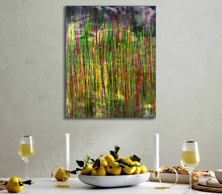 Original Abstract Painting by Nestor Toro