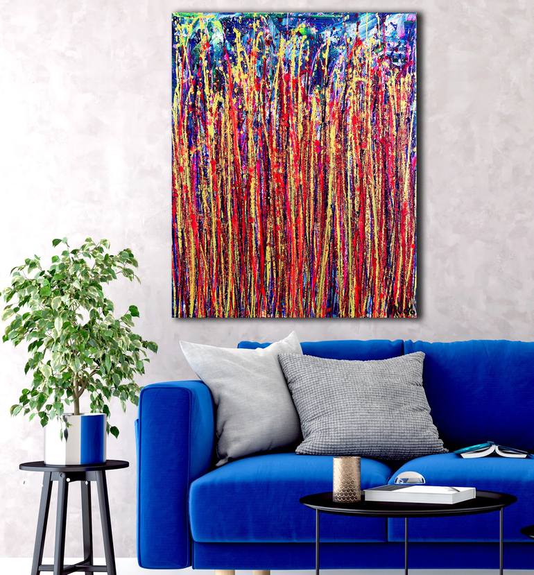 Original Abstract Painting by Nestor Toro