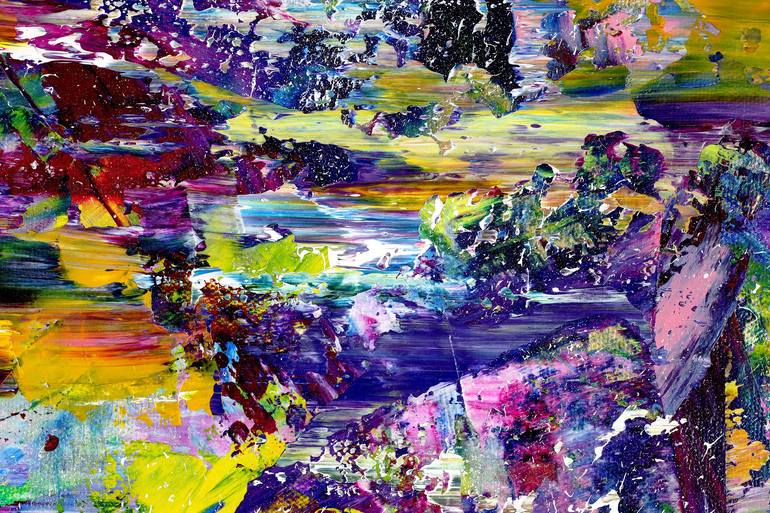 Original Abstract Expressionism Abstract Painting by Nestor Toro