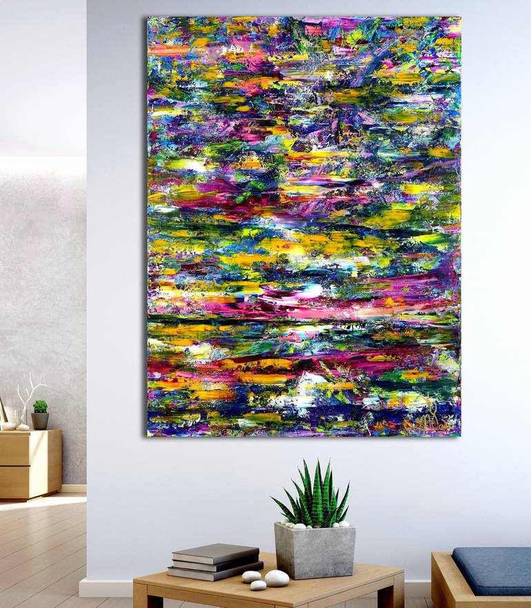 Original Abstract Painting by Nestor Toro