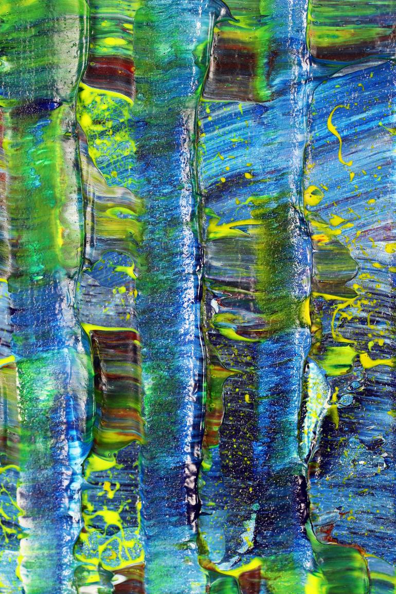 Original Abstract Nature Painting by Nestor Toro