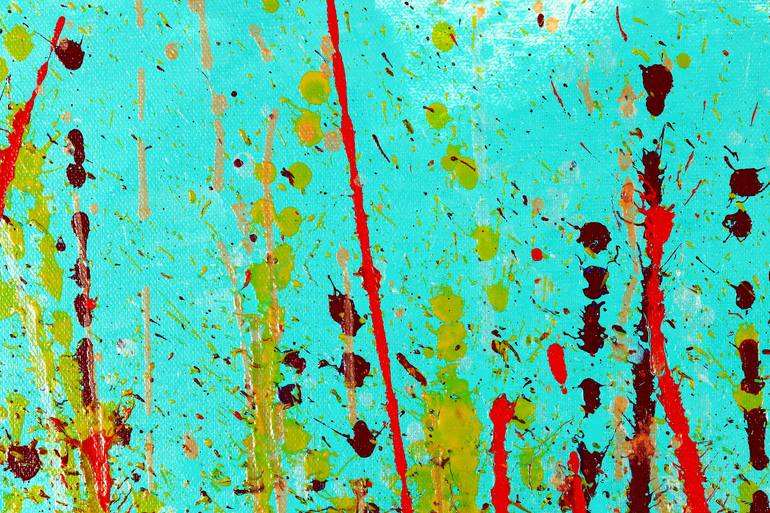 Original Abstract Expressionism Abstract Painting by Nestor Toro