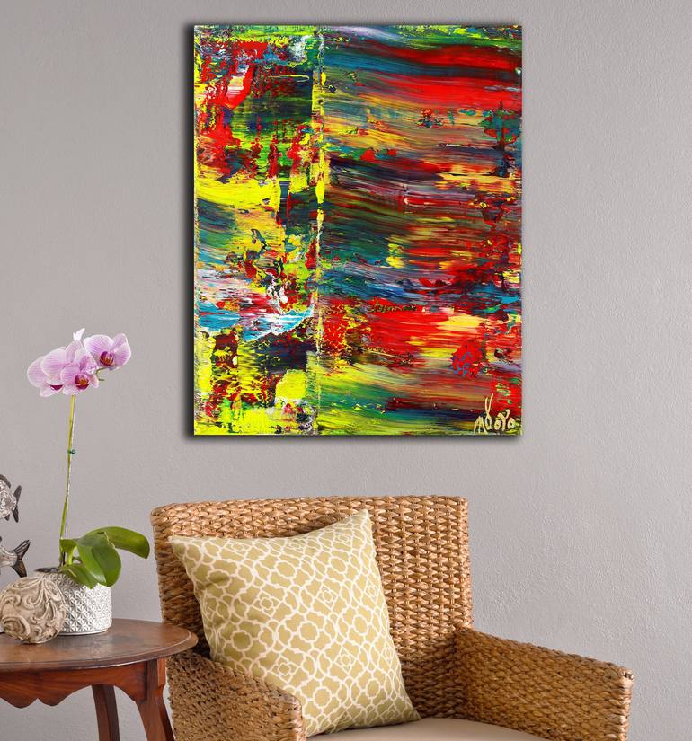 Original Abstract Painting by Nestor Toro