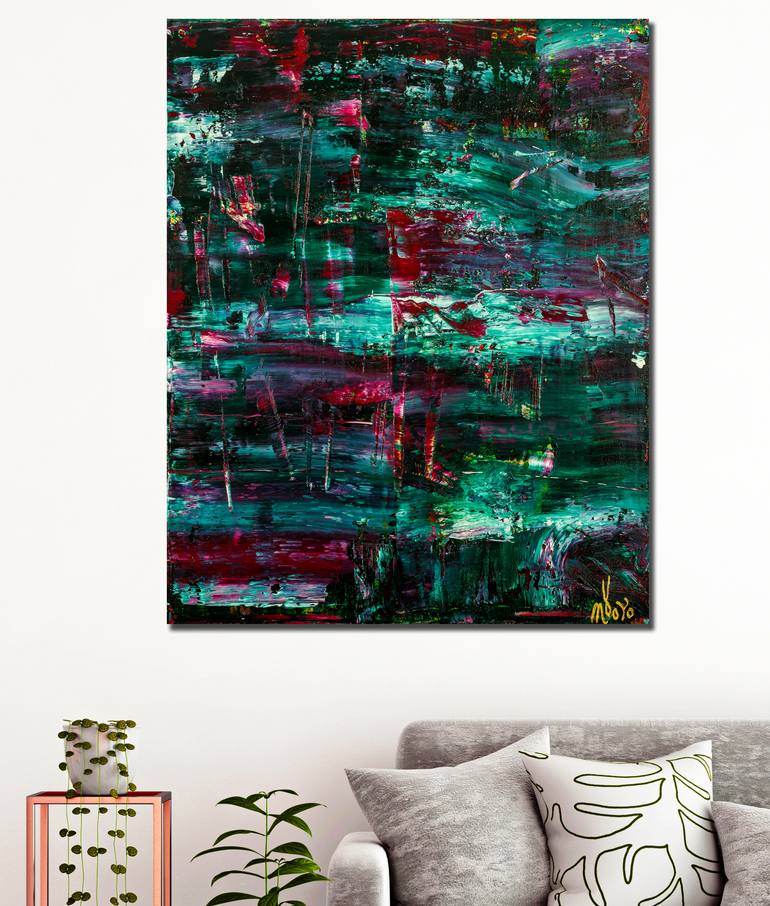 Original Abstract Nature Painting by Nestor Toro