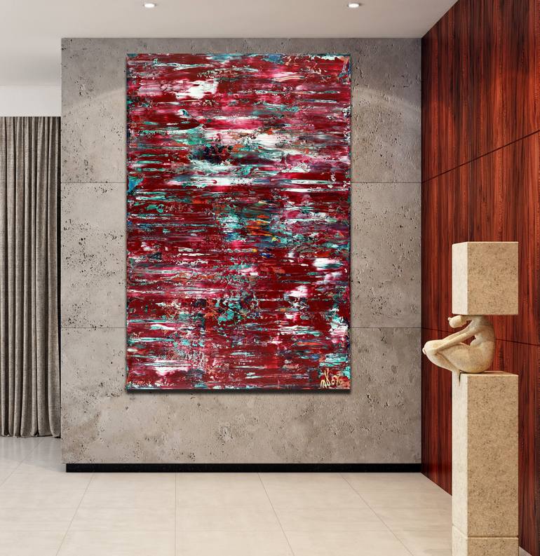 Original Abstract Expressionism Abstract Painting by Nestor Toro