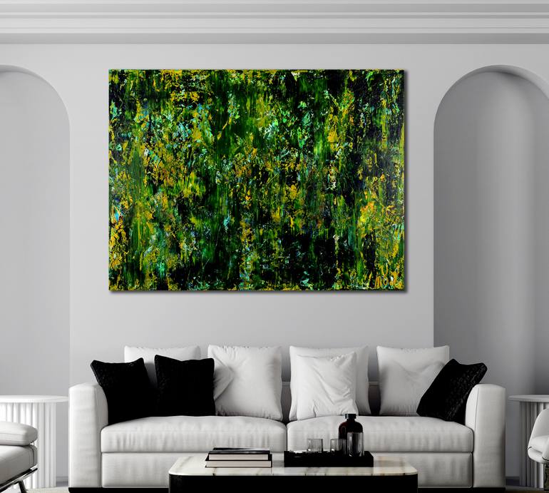 Original Abstract Nature Painting by Nestor Toro