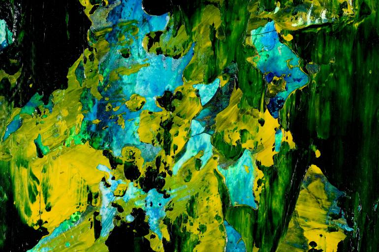 Original Abstract Nature Painting by Nestor Toro
