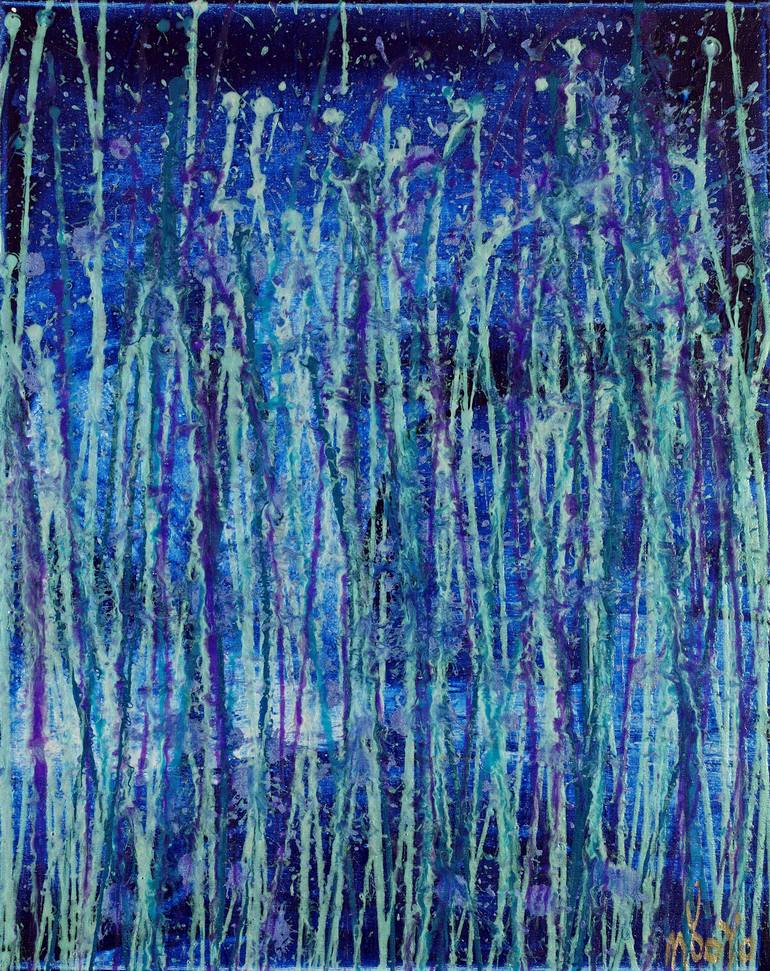Original Abstract Expressionism Abstract Painting by Nestor Toro
