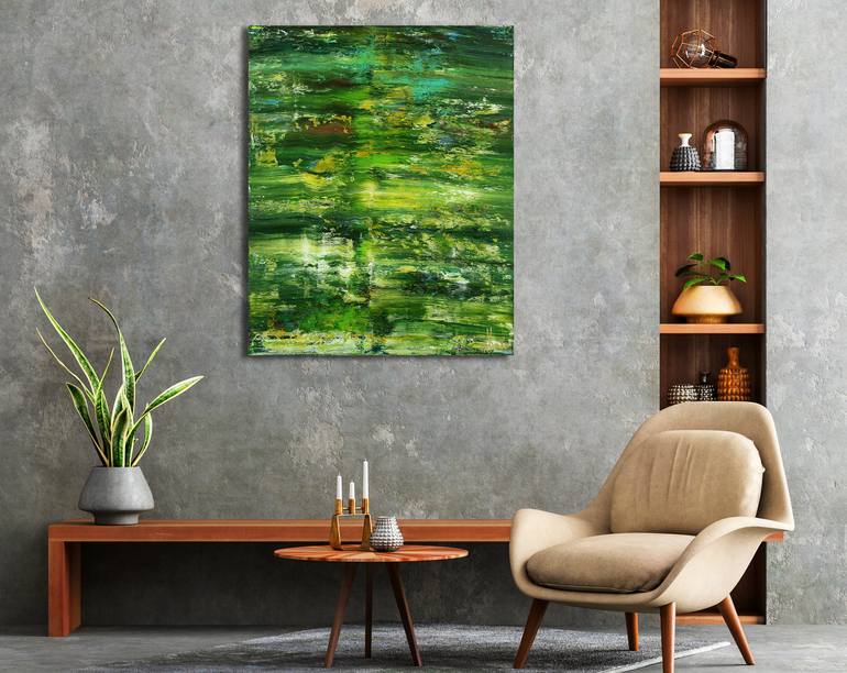 Original Abstract Nature Painting by Nestor Toro