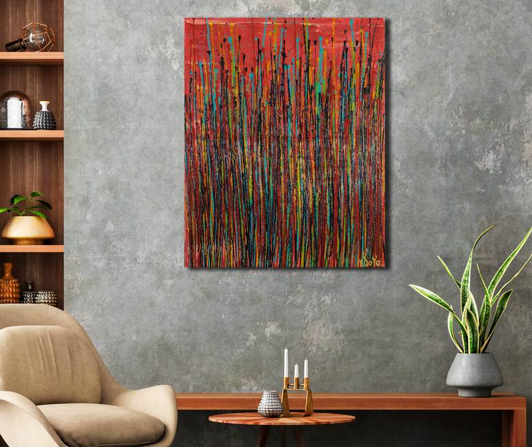 Original Abstract Painting by Nestor Toro