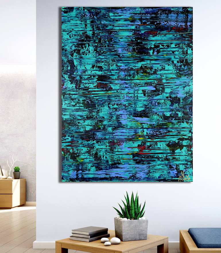Original Abstract Nature Painting by Nestor Toro