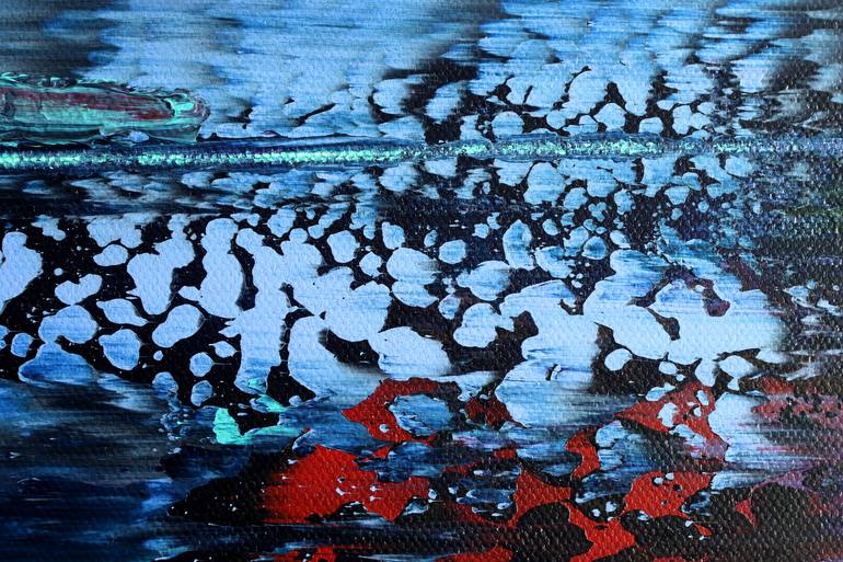 Original Abstract Nature Painting by Nestor Toro