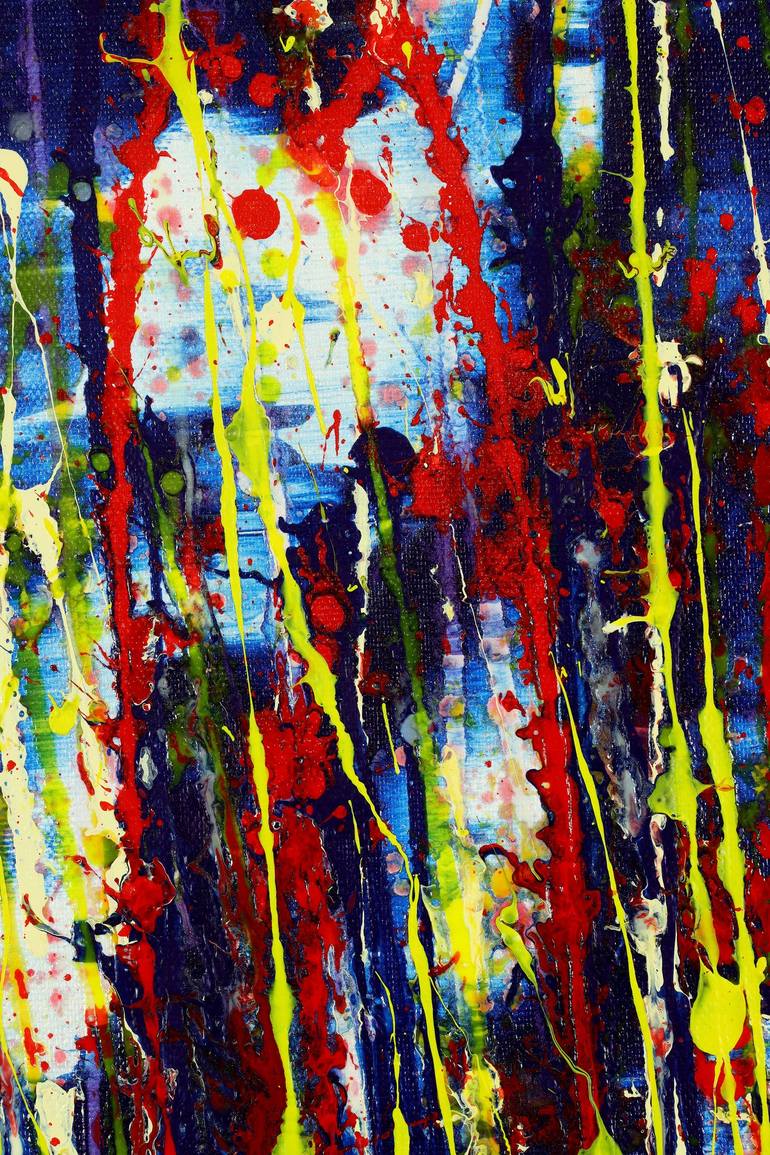 Original Abstract Expressionism Abstract Painting by Nestor Toro