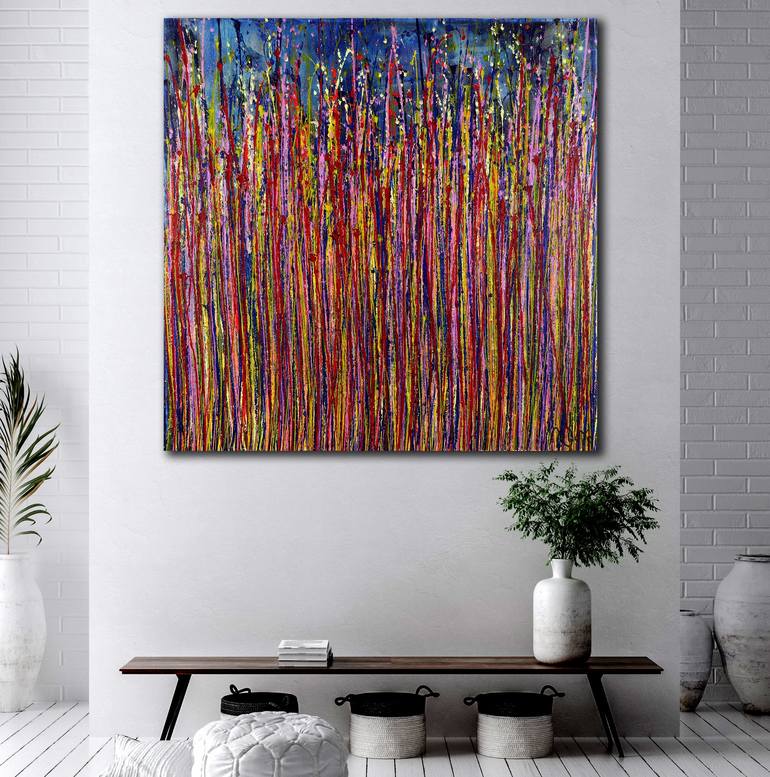 Original Abstract Painting by Nestor Toro