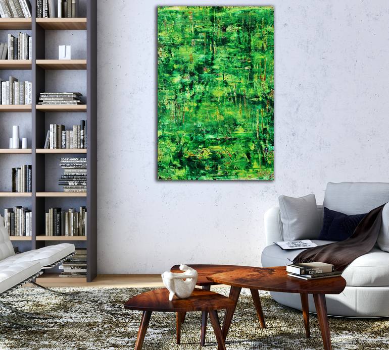 Original Abstract Nature Painting by Nestor Toro