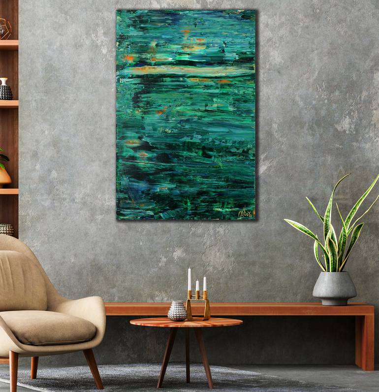 Original Abstract Nature Painting by Nestor Toro