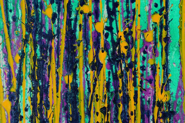 Original Abstract Expressionism Abstract Painting by Nestor Toro