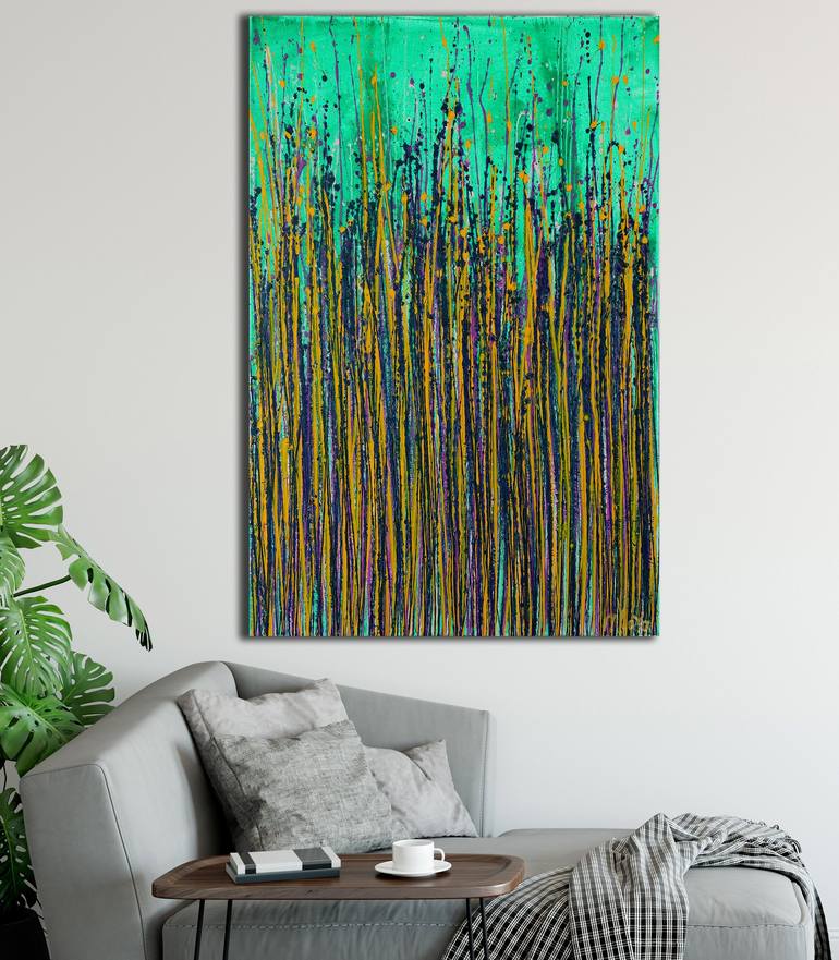 Original Abstract Painting by Nestor Toro