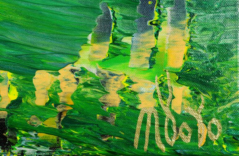 Original Abstract Nature Painting by Nestor Toro