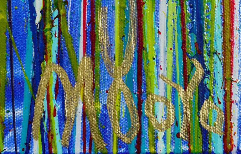 Original Abstract Expressionism Abstract Painting by Nestor Toro