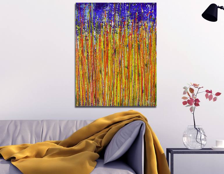 Original Abstract Painting by Nestor Toro