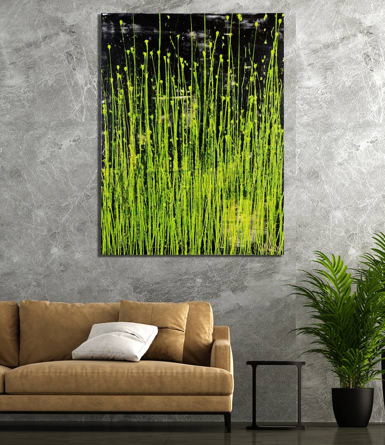 Original Abstract Expressionism Abstract Painting by Nestor Toro