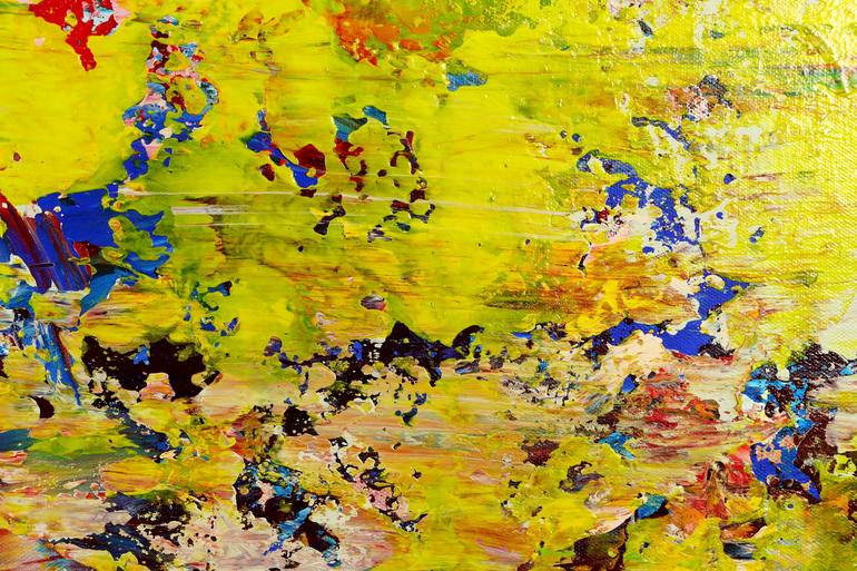 Original Abstract Expressionism Abstract Painting by Nestor Toro