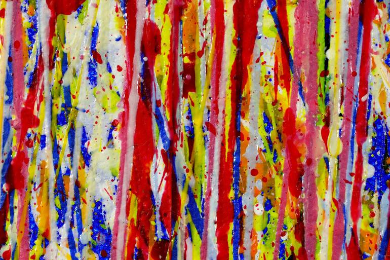 Original Abstract Expressionism Abstract Painting by Nestor Toro