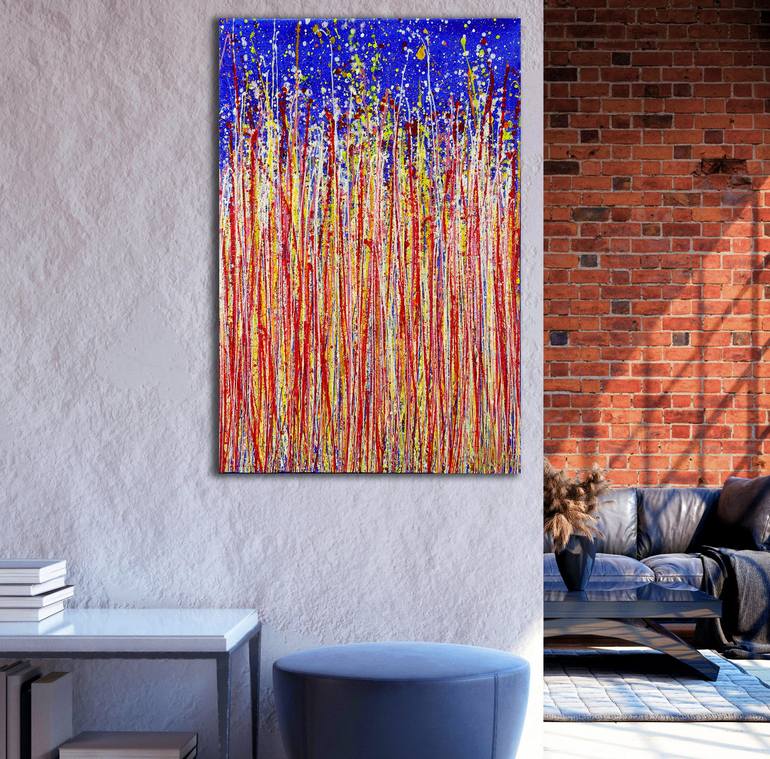 Original Abstract Painting by Nestor Toro