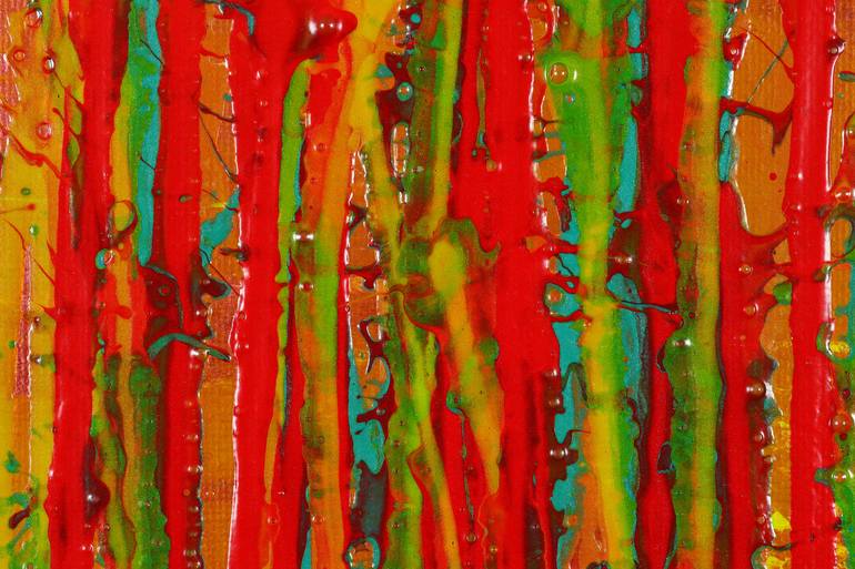 Original Abstract Nature Painting by Nestor Toro