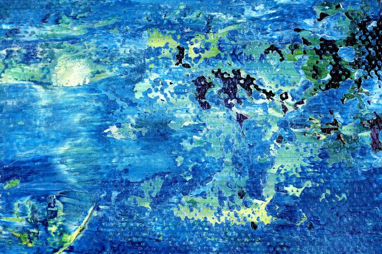 Original Abstract Nature Painting by Nestor Toro