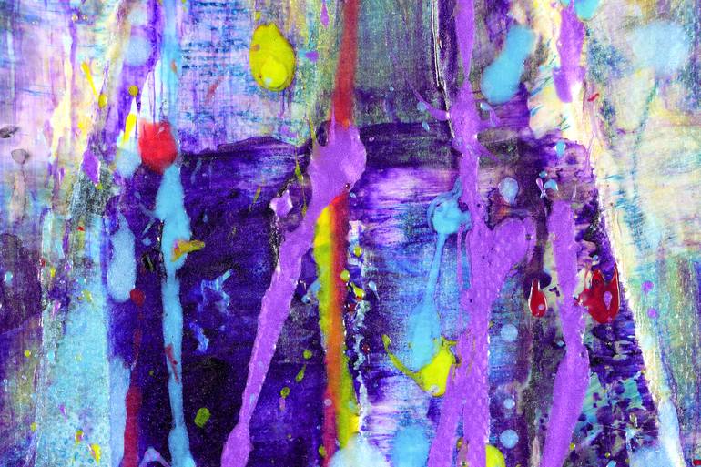 Original Abstract Expressionism Abstract Painting by Nestor Toro