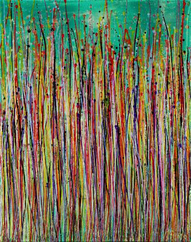 Original Abstract Expressionism Abstract Paintings by Nestor Toro