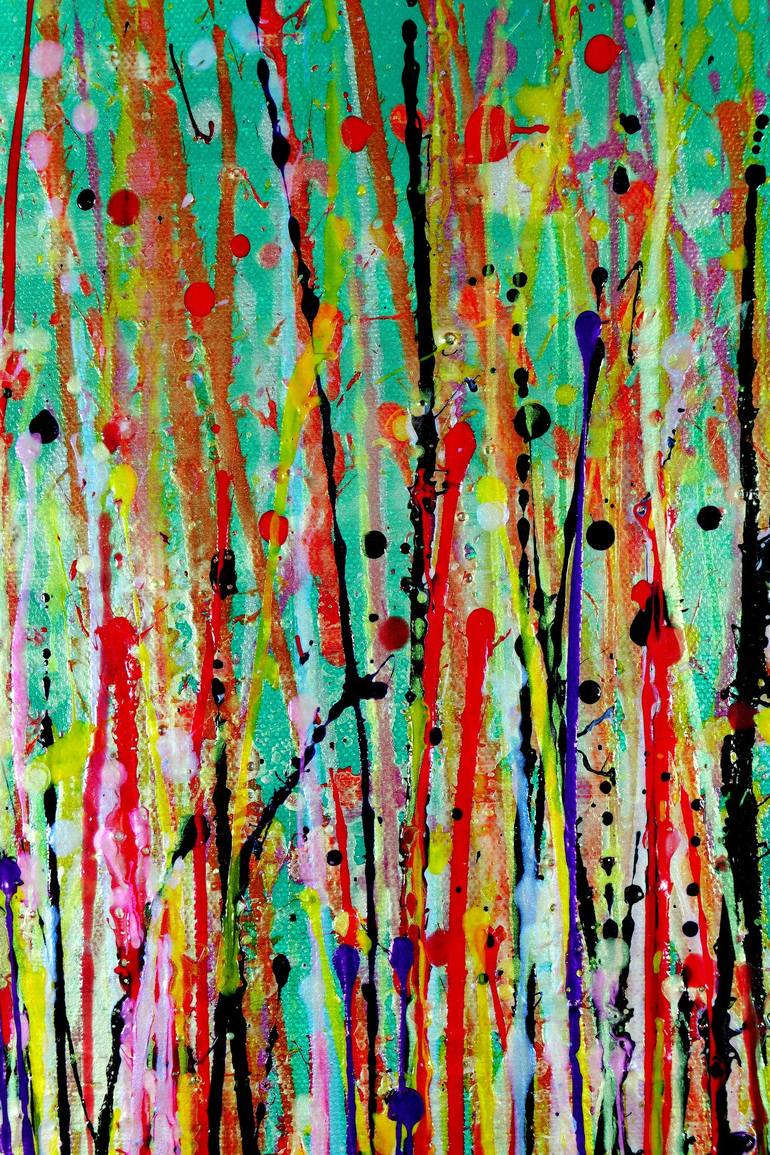 Original Expressionism Abstract Painting by Nestor Toro