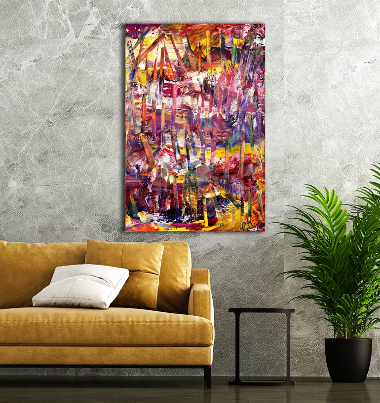 Original Contemporary Abstract Painting by Nestor Toro
