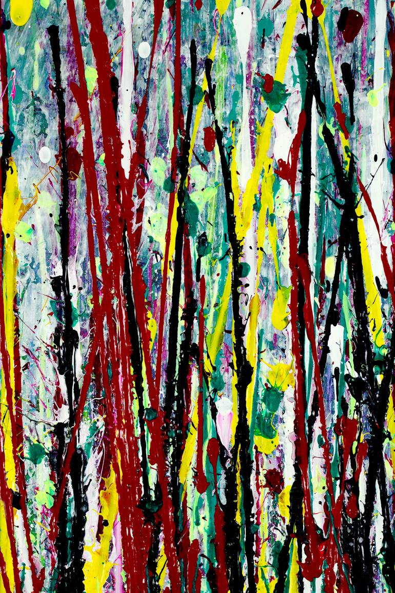 Original Abstract Expressionism Abstract Painting by Nestor Toro