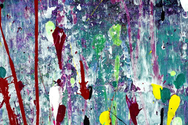 Original Abstract Expressionism Abstract Painting by Nestor Toro