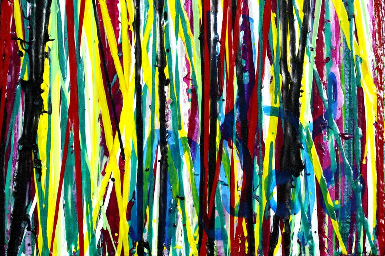 Original Abstract Expressionism Abstract Painting by Nestor Toro